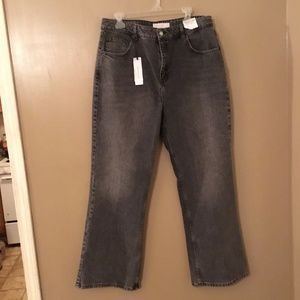 New Top shop plus size  relaxed flare jean